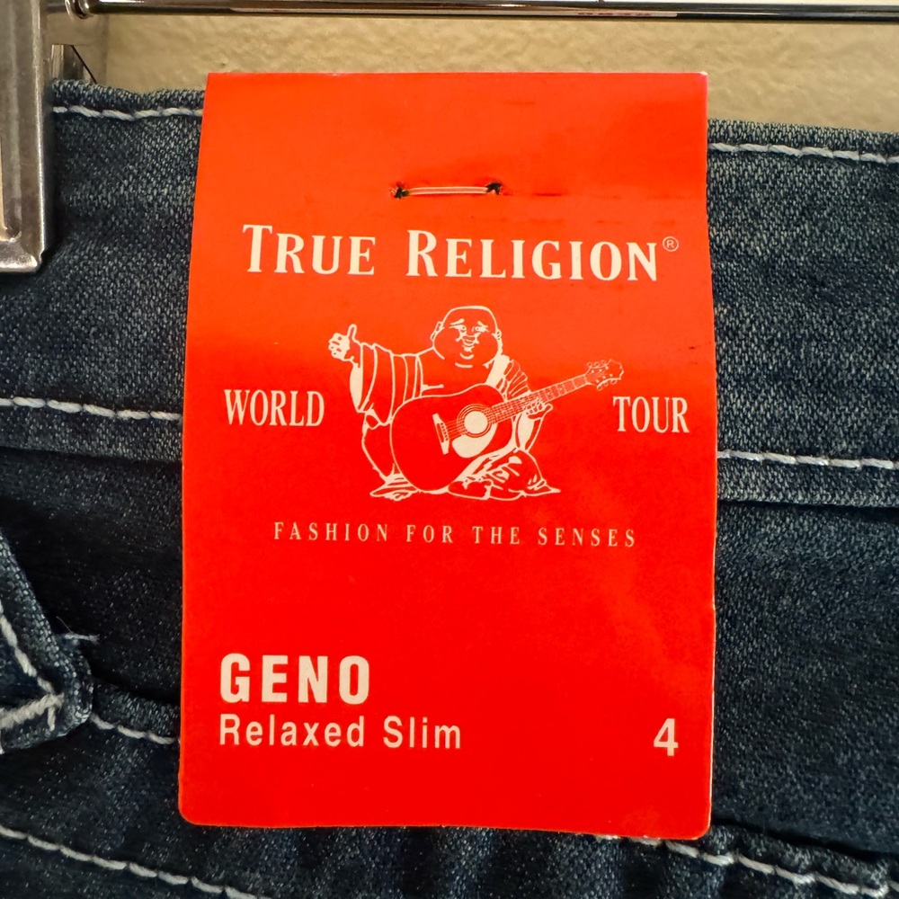 New True Religion The Kids Geno Denim Short - Picture 4 of 16